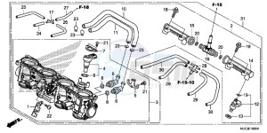 CBR650FAE CBR650FAE 2ED - (2ED) drawing THROTTLE BODY