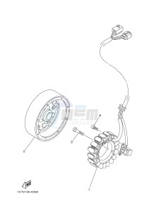 YFM450FWAD GRIZZLY 450 EPS (BM71) drawing GENERATOR