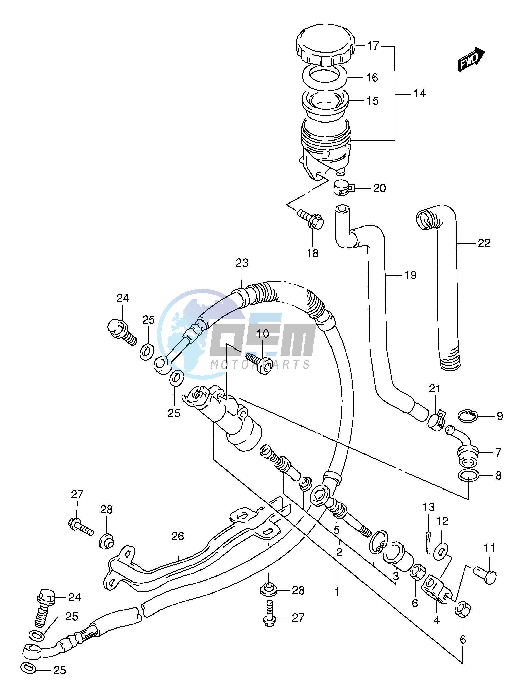 REAR MASTER CYLINDER