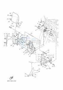 XTZ690D-B TENERE 700 (BW35) drawing COWLING 1