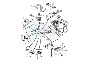 DT RE 125 drawing BATTERY