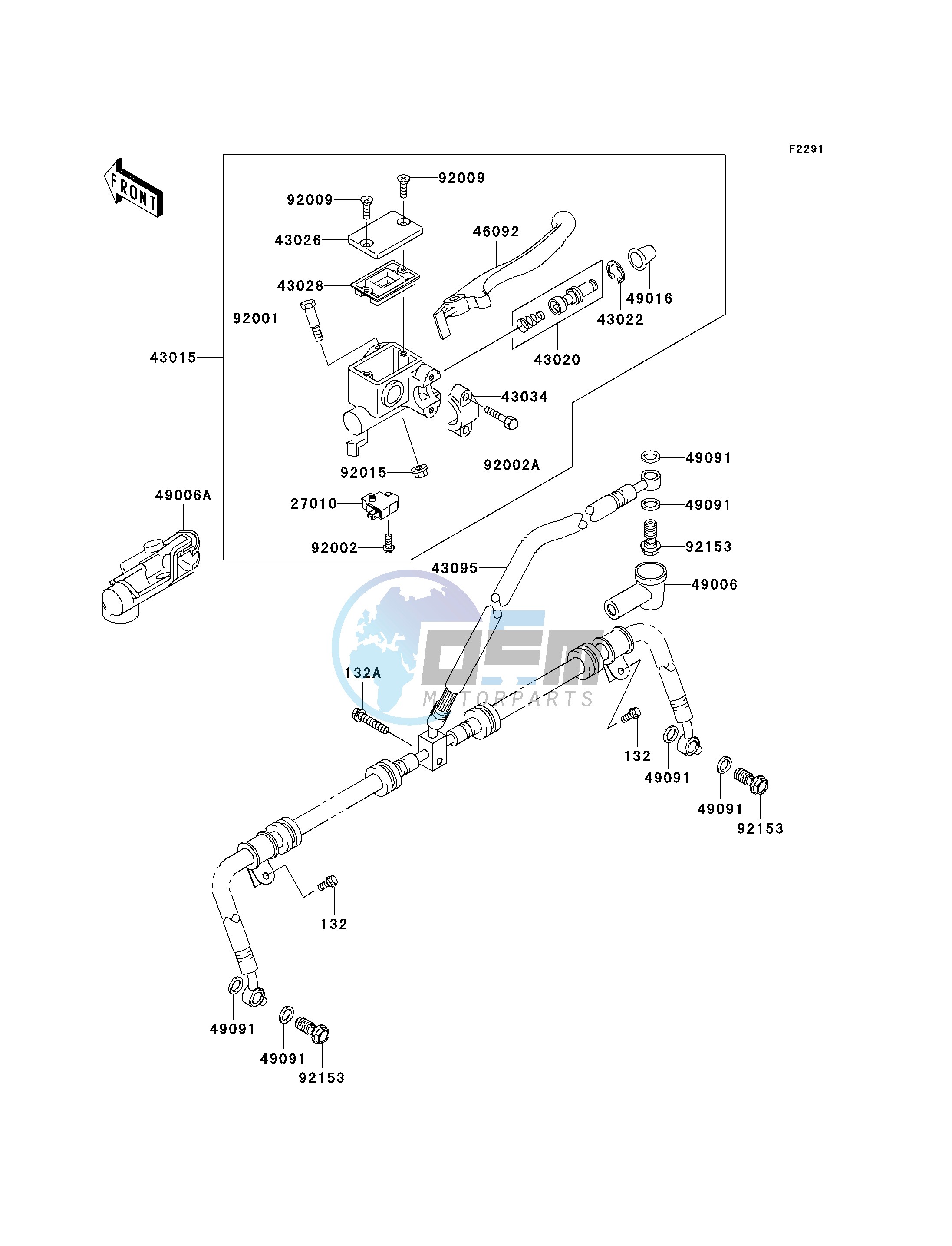 FRONT MASTER CYLINDER