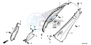 SH125D SH125i UK - (E) drawing BODY COVER