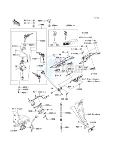 ZR 1000 B [Z1000 EUROPEAN] (B7F-B9F) B7F drawing IGNITION SWITCH