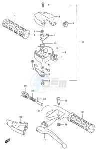 LT50 (P1) drawing HANDLE GRIP