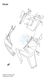 VZR1800 (E3) INTRUDER drawing FRAME HEAD COVER (VZR1800L1 E28)