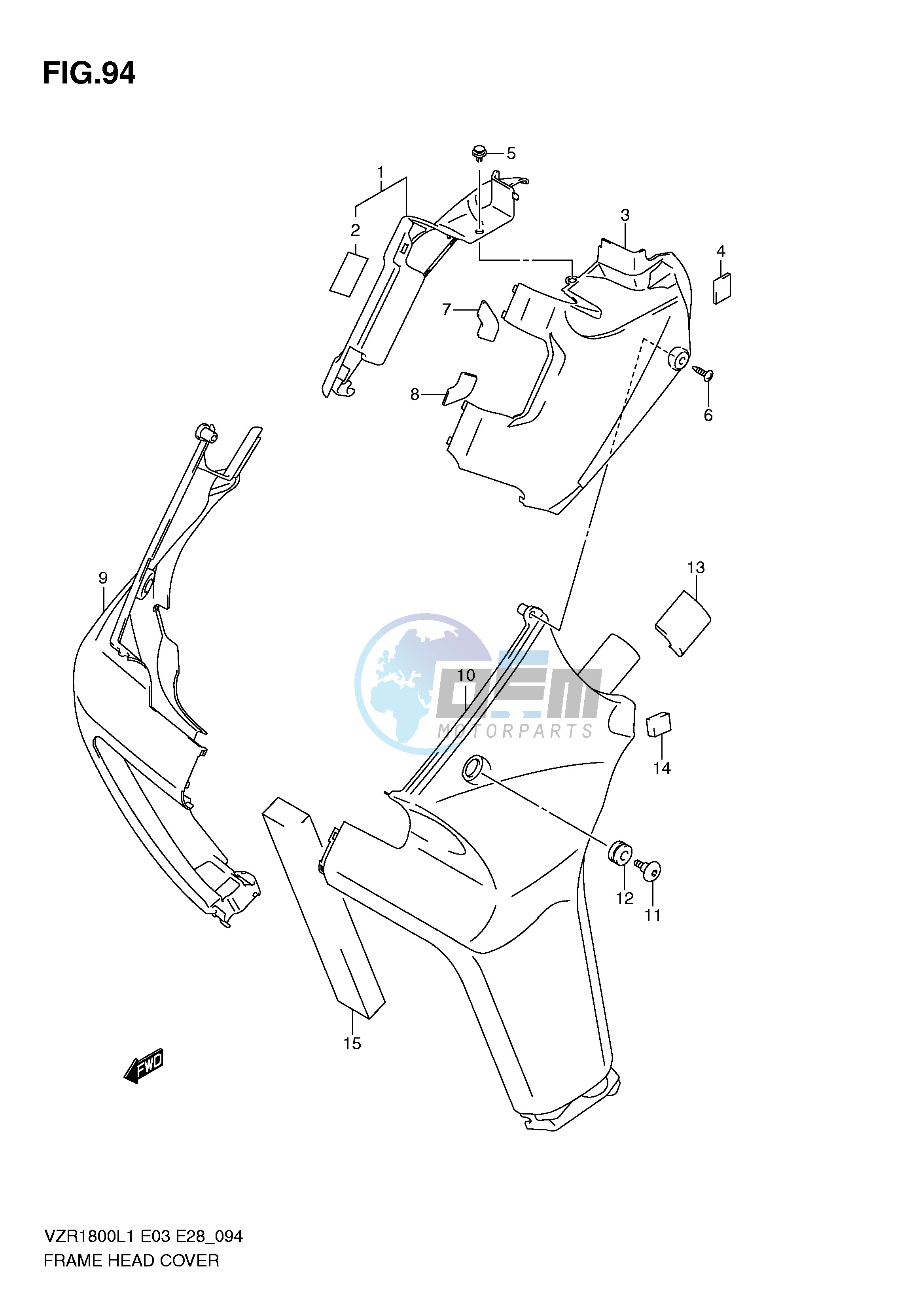 FRAME HEAD COVER (VZR1800L1 E28)