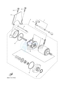 YFM450FWBD KODIAK 450 EPS (BB5A) drawing STARTING MOTOR