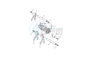 FZ6-S FAZER 600 drawing SHIFT CAM - FORK