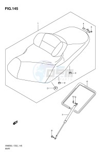 AN650 (E2) Burgman drawing SEAT (AN650AL1 E2)