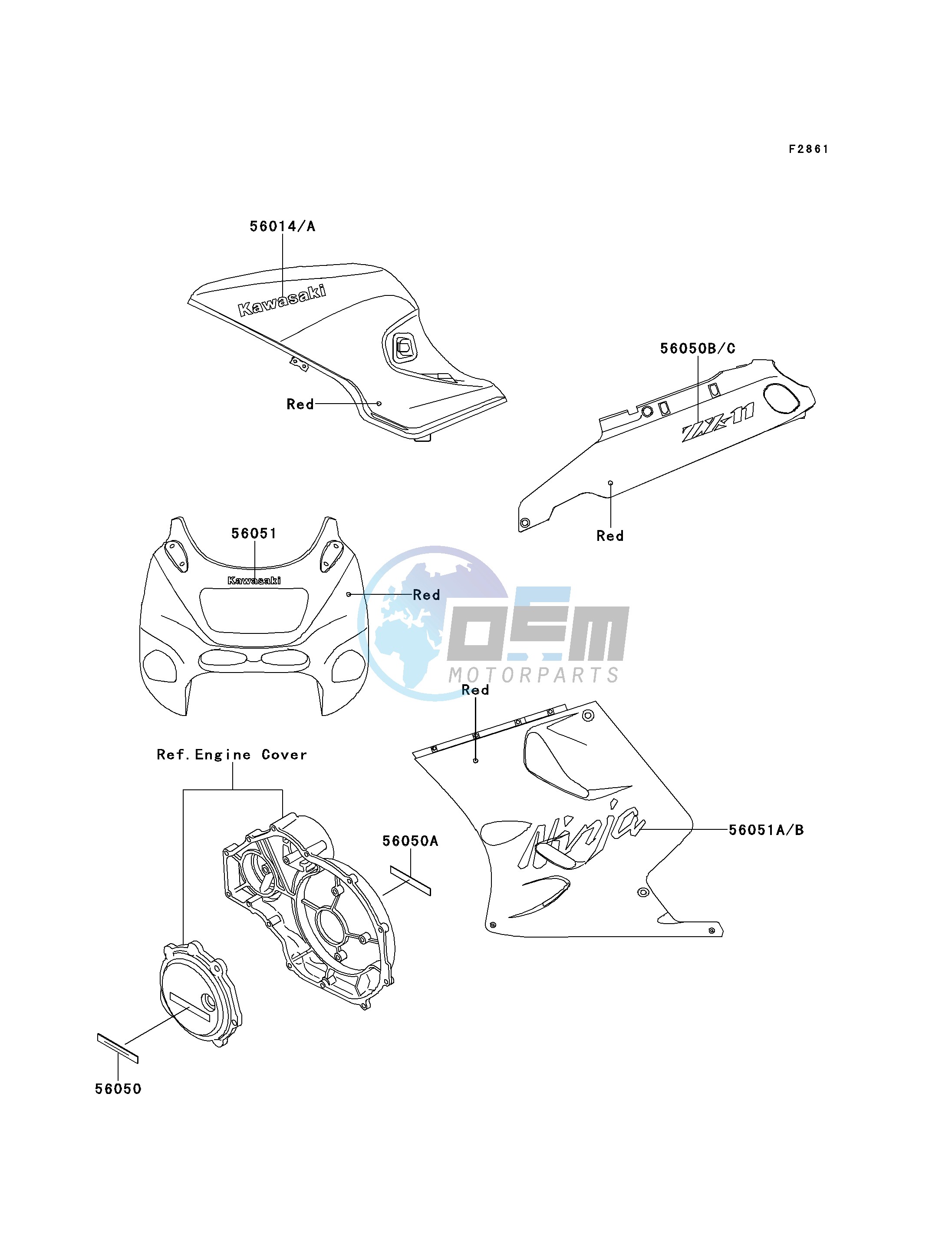 DECALS-- RED- --- ZX1100-D7_D8- -