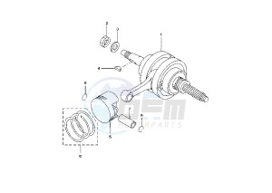 VP VERSITY 300 drawing CRANKSHAFT PISTON