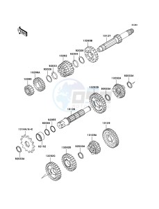 KX85 / KX85 II KX85A8F EU drawing Transmission