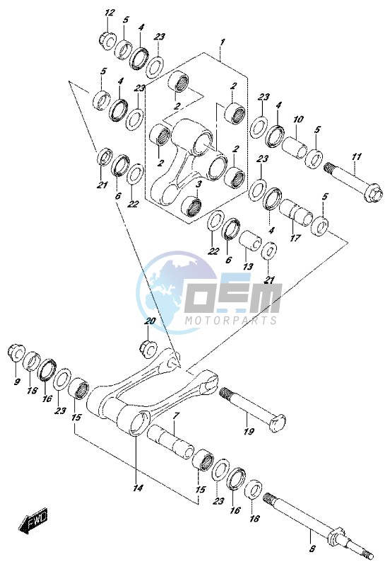 REAR CUSHION LEVER