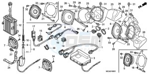 GL18009 Europe Direct - (ED / AB NAV) drawing AUDIO UNIT (AIRBAG)