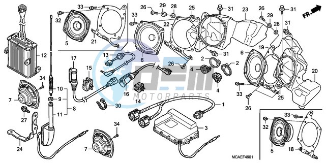 AUDIO UNIT (AIRBAG)