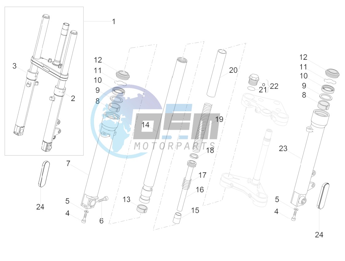 Front fork Kaifa