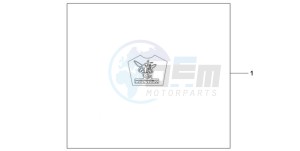 CB600F9 Europe Direct - (ED / 25K) drawing KIT LOGO SE