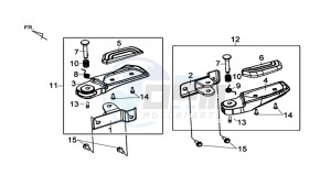 MAXSYM 600 I ABS EXECUTIVE (LX60A3-EU) (E4) (L7-M0) drawing FOOT SUPPORT L / R