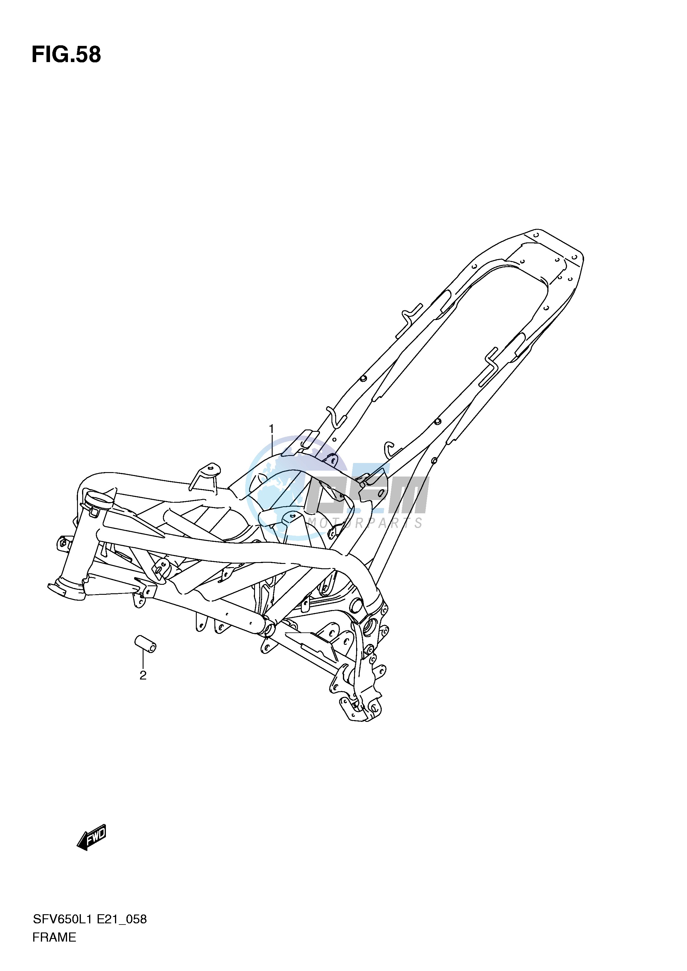 FRAME (SFV650L1 E21)