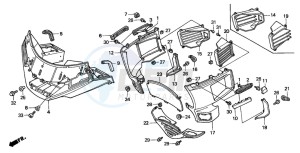 GL1500A GOLDWING ASPENCADE drawing FAIRING