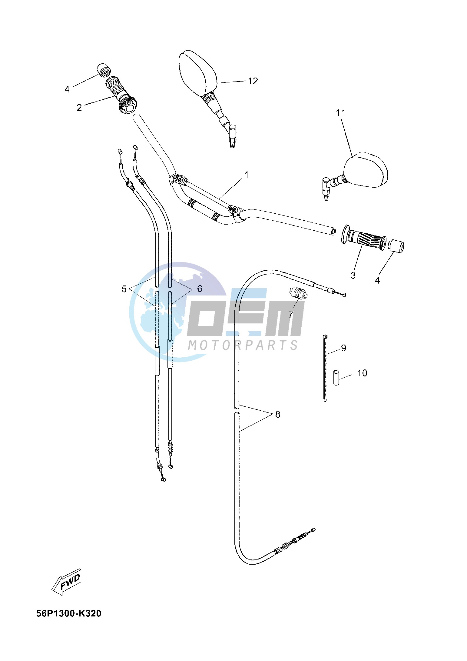 STEERING HANDLE & CABLE