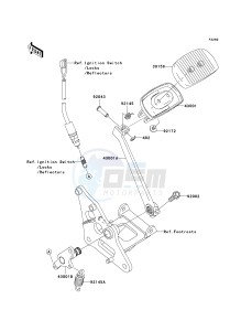 VN 900 D[VULCAN 900 CLASSIC LT] (6F-9F) D7F drawing BRAKE PEDAL_TORQUE LINK