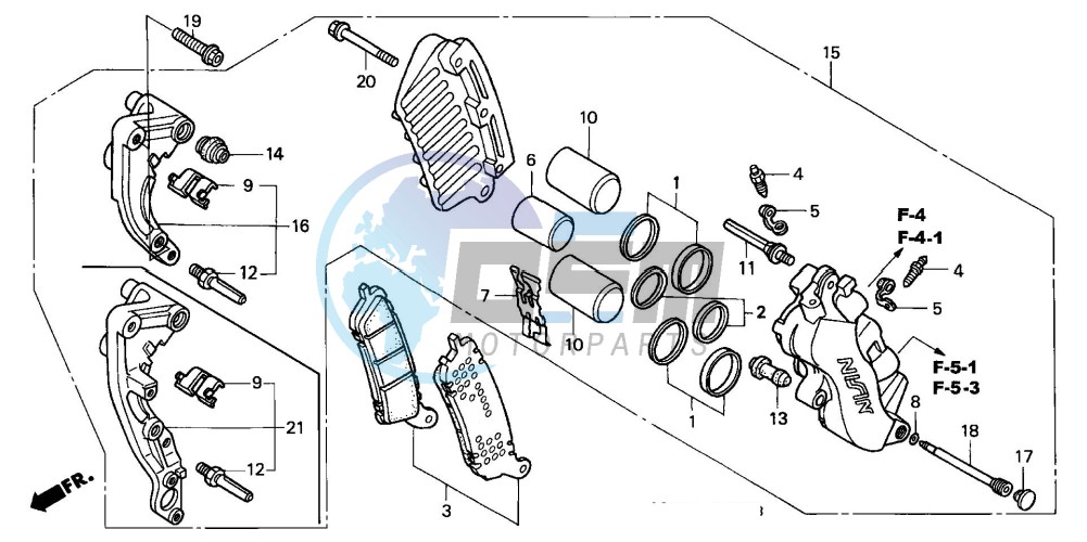 FRONT BRAKE CALIPER