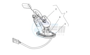 Norge 1200 IE 8V EU and 2016 USA-CN drawing Internal fuel pump