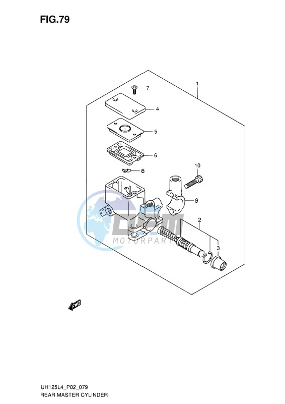 REAR MASTER CYLINDER