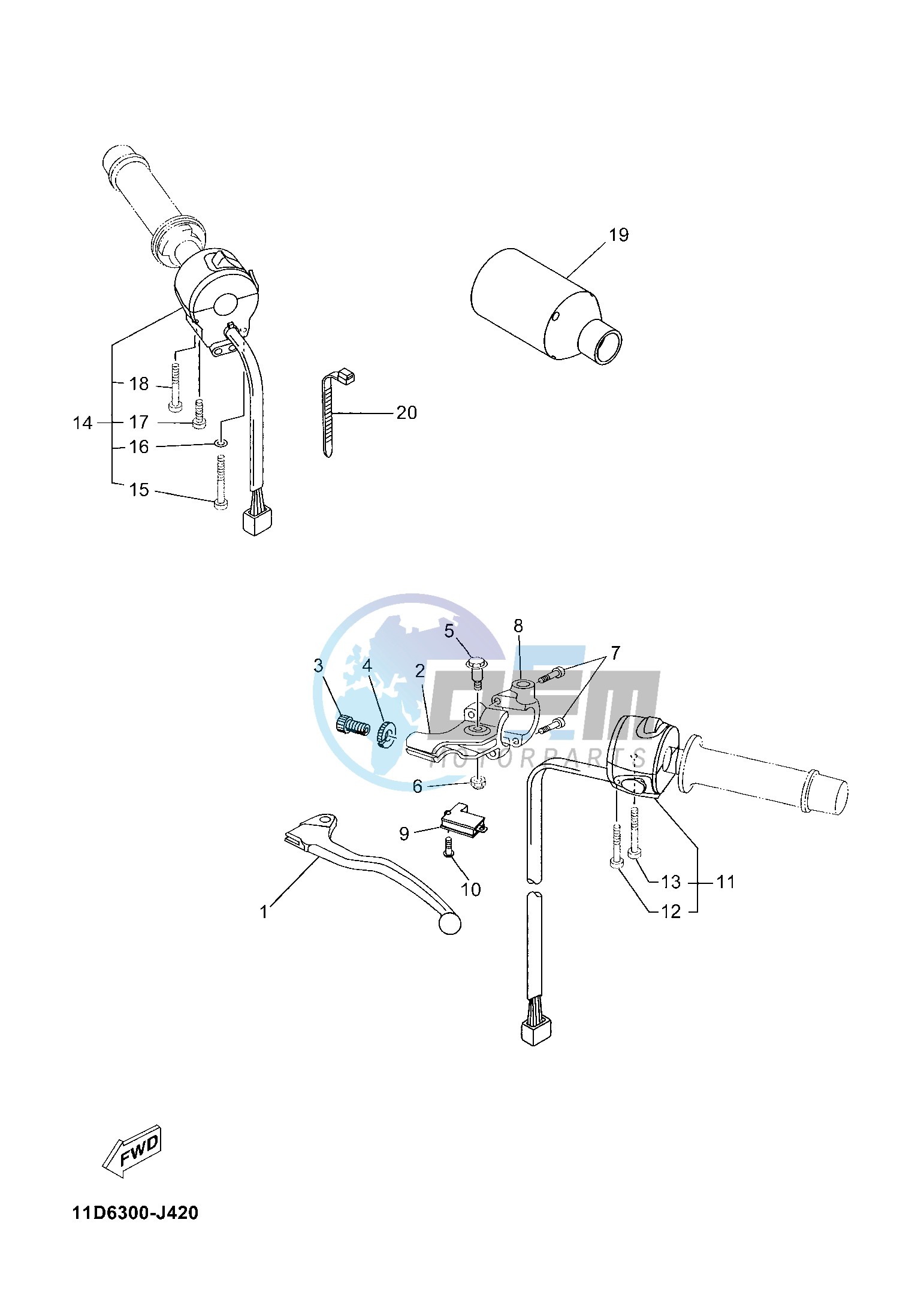 HANDLE SWITCH & LEVER