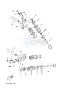 YZF-R125 R125 (5D7W 5D7W 5D7W 5D7W) drawing VALVE