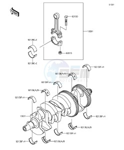 Z1000SX_ABS ZX1000MGF FR GB XX (EU ME A(FRICA) drawing Crankshaft