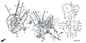 VT750CA9 Australia - (U / MME ST) drawing CRANKCASE