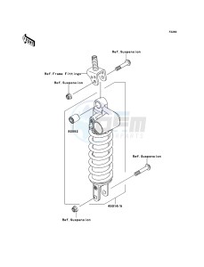 NINJA ZX-10R ZX1000D7F FR GB XX (EU ME A(FRICA) drawing Shock Absorber(s)