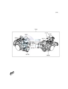 J300 ABS SC300BGF XX (EU ME A(FRICA) drawing Throttle