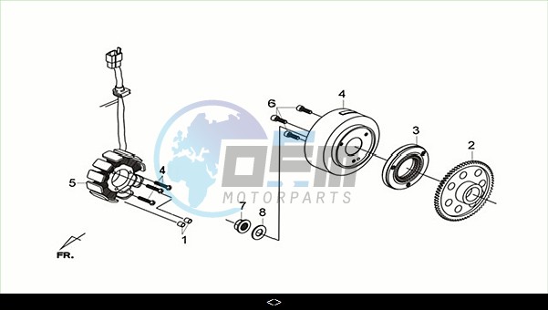 FLYWHEEL - STATOR