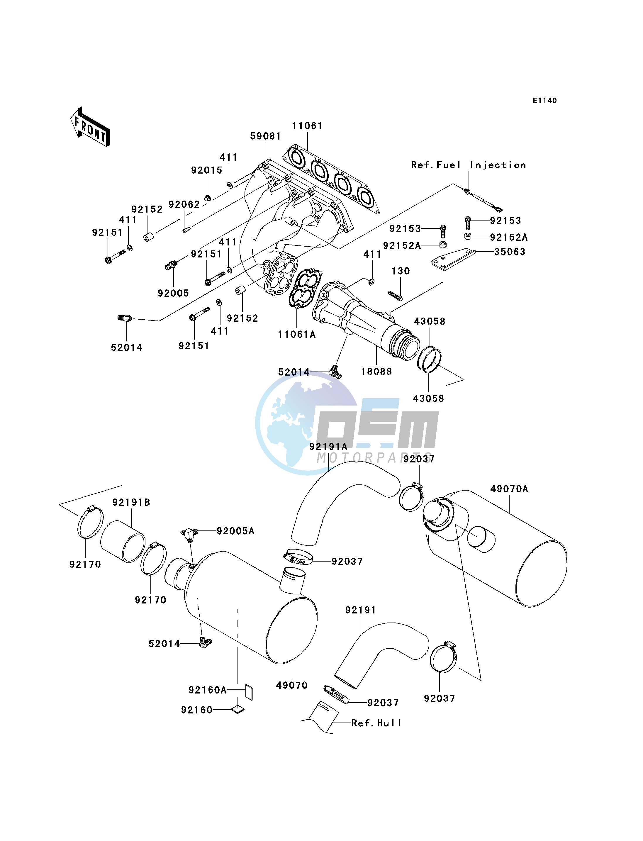 MUFFLER-- S- --- A6F - A8F- -