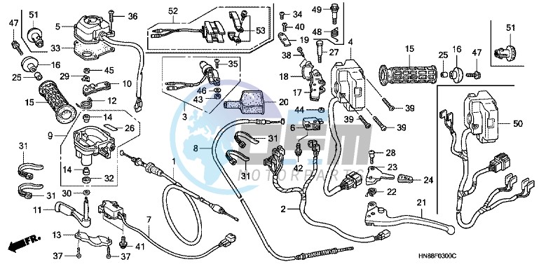 HANDLE LEVER/ SWITCH/ CABLE