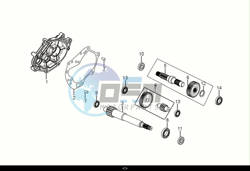 MISSION CASE-DRIVE SHAFT