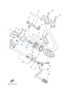 YFZ450R YFZ45YSSG YFZ450R SPECIAL EDITION (1TDT) drawing SHIFT CAM & FORK