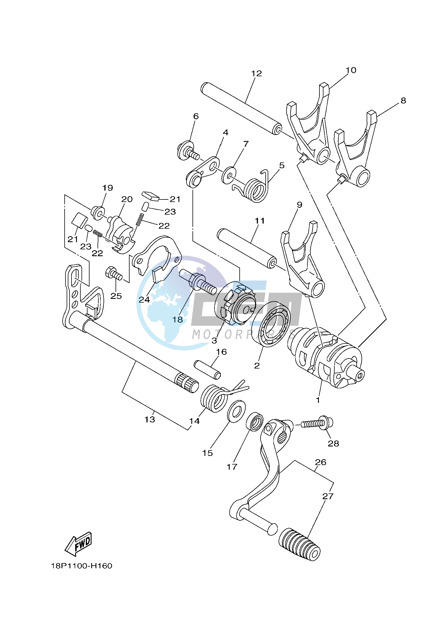 SHIFT CAM & FORK