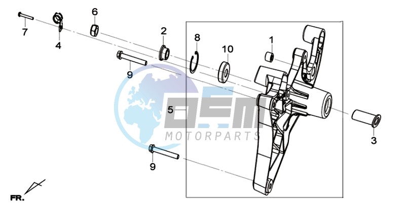 REAR FORK - REAR SUSPENSION