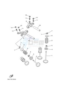 YFM550FWAD YFM550PLE GRIZZLY 550 EPS (2LB8 2LB9) drawing VALVE