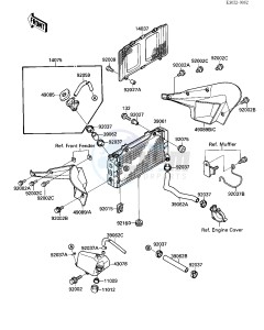 KXF 250 A [TECATE 4] (A1-A2) [TECATE 4] drawing RADIATOR