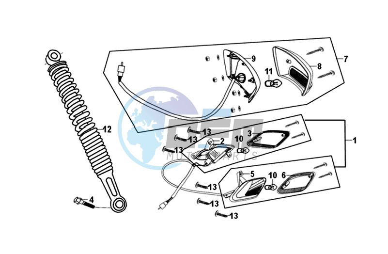 REAR LIGHT - REAR SUSPENSION