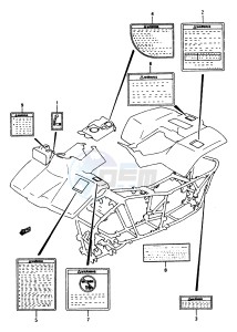 LT-F250 1997 drawing LABEL