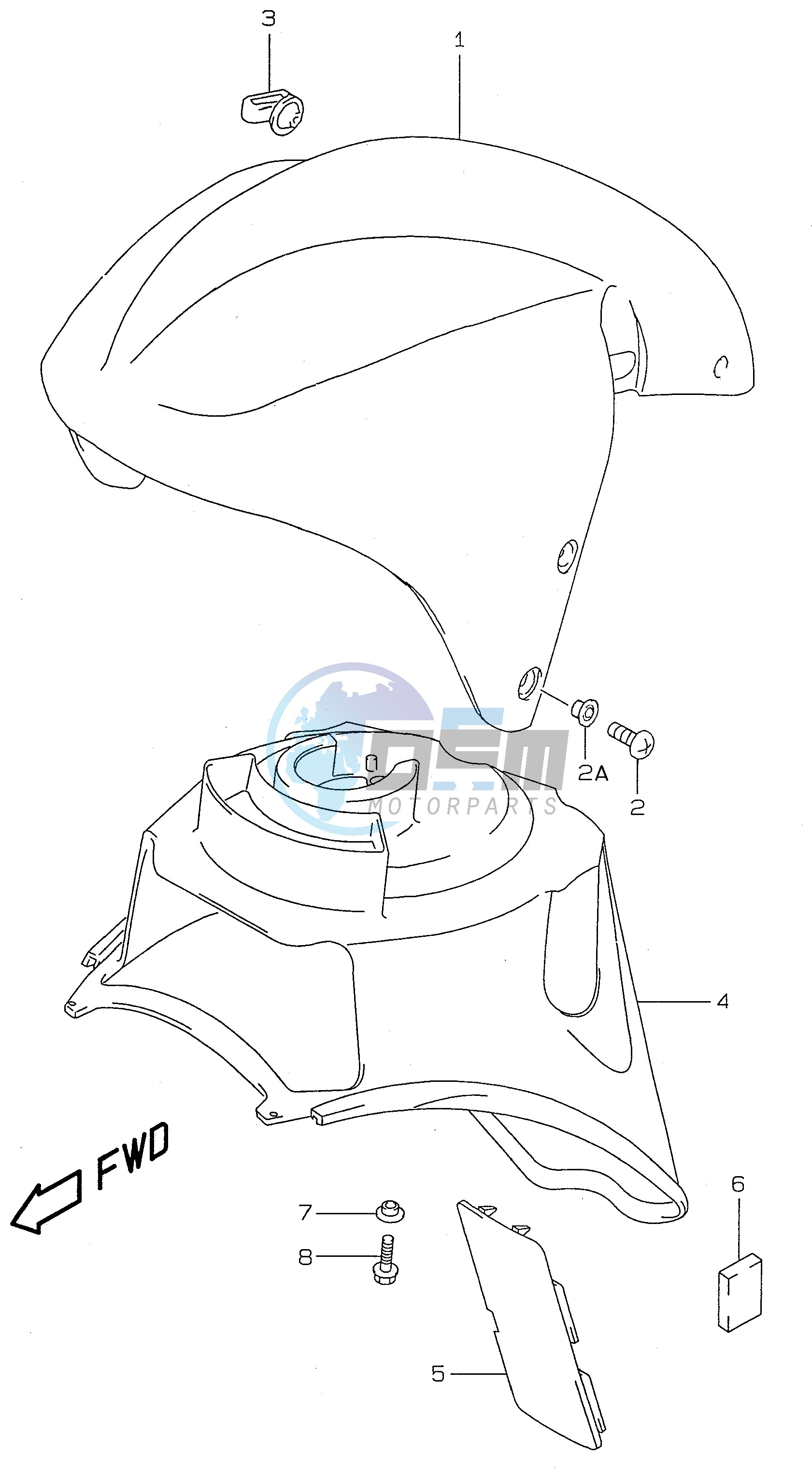 FRONT FENDER (model K1)