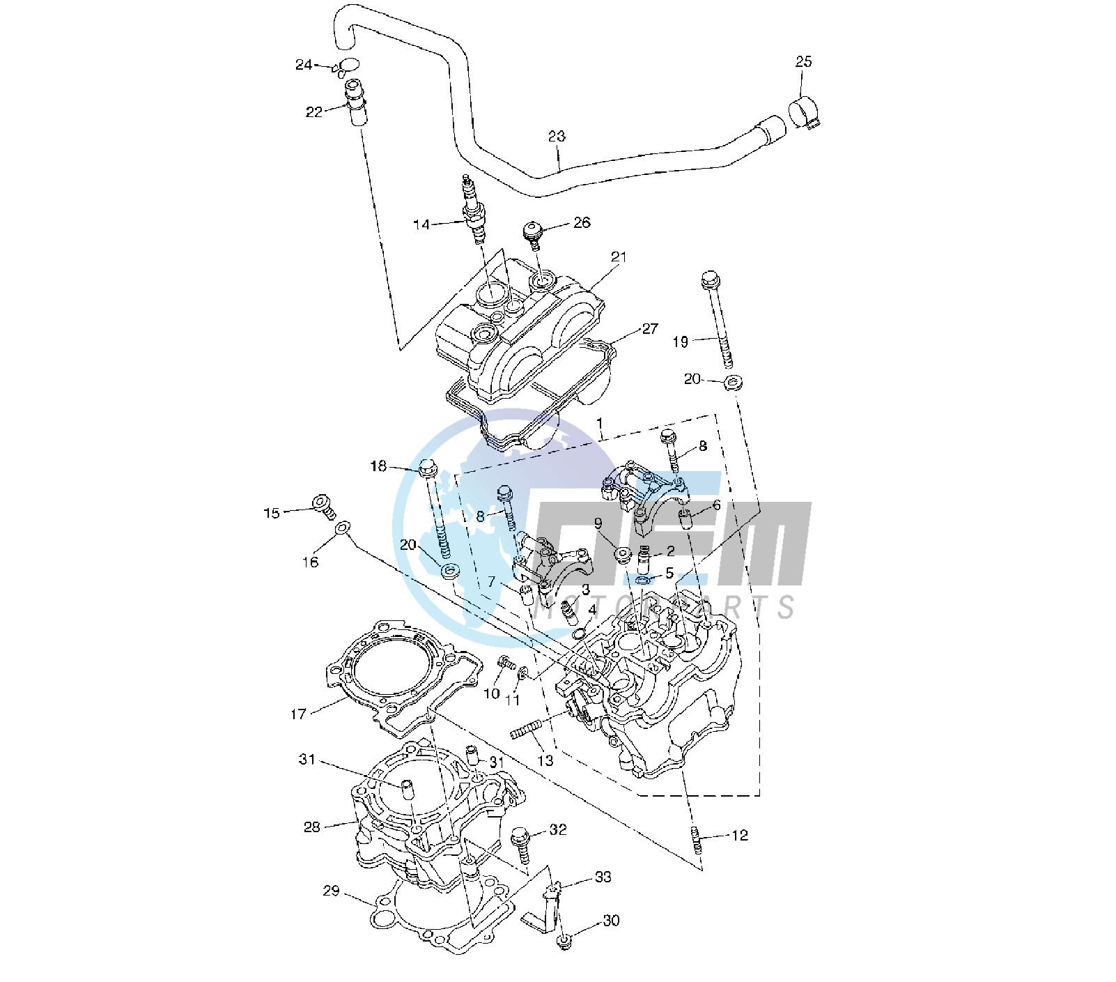 CYLINDER AND HEAD