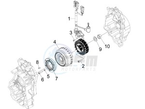 Nexus 125 ie e3 drawing Flywheel magneto